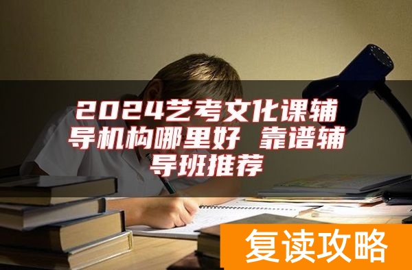 2024艺考文化课辅导机构哪里好 靠谱辅导班推荐