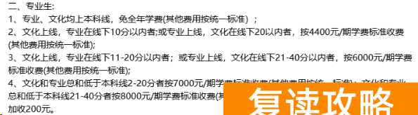 郴州永兴县文郡文昌学校高考复读班怎么收费?学费多少钱