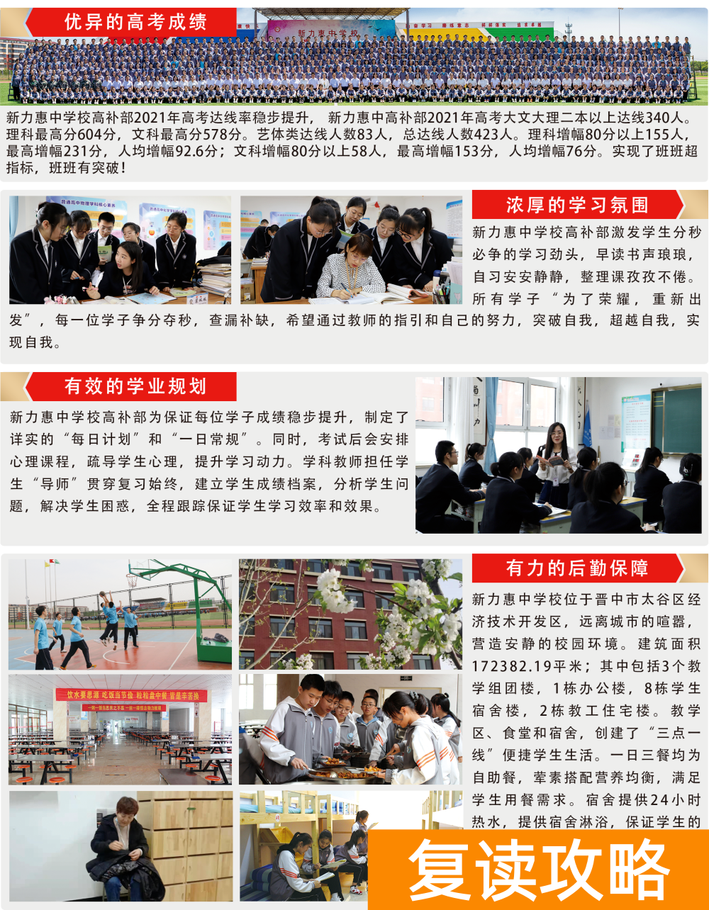 太原高中补课机构哪家好（新力惠中学校（高补部）招生简章）