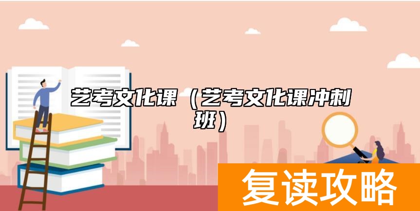 艺考文化课（艺考文化课冲刺班）