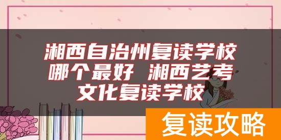 湘西自治州复读学校哪个最好 湘西艺考文化复读学校