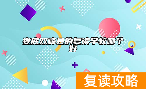 娄底双峰县的复读学校哪个好