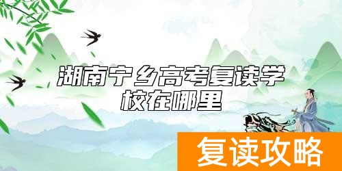 湖南宁乡高考复读学校在哪里