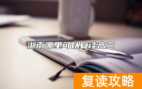 湖南哪里可以复读高三