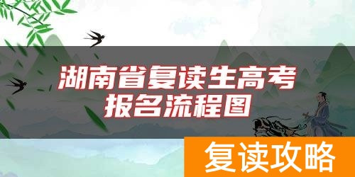 湖南省复读生高考报名流程图