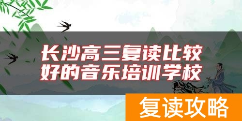 长沙高三复读比较好的音乐培训学校