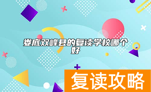 娄底双峰县的复读学校哪个好