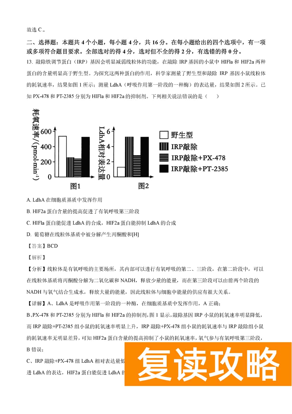 湖南岳汨联考2024届高三11月期中联考生物试题及答案