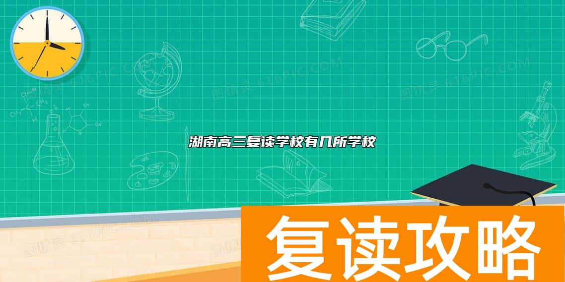 湖南高三复读学校有几所学校