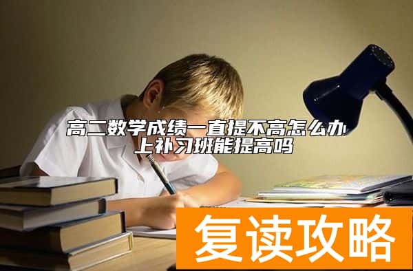 高二数学成绩一直提不高怎么办 上补习班能提高吗