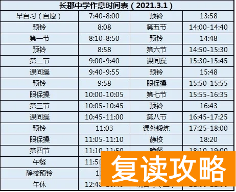长沙33所高中宿舍与食堂条件大盘点，附各校作息时间表