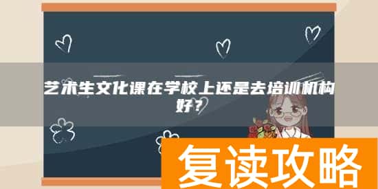 艺术生文化课在学校上还是去培训机构好？