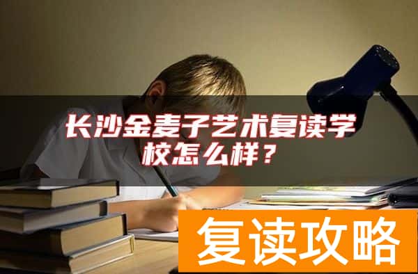 长沙金麦子艺术复读学校怎么样？