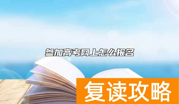 参加高考网上怎么报名