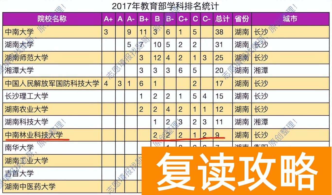 湖南省大学排名（湖南高校排名十强）