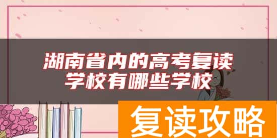 湖南省内的高考复读学校有哪些学校