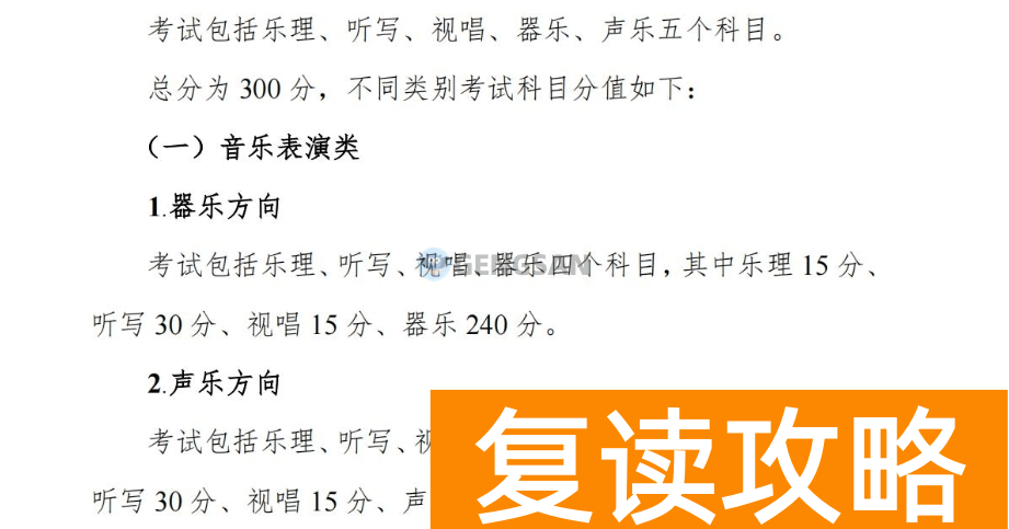 2024年湖南音乐类统考考试科目及考试分值公布