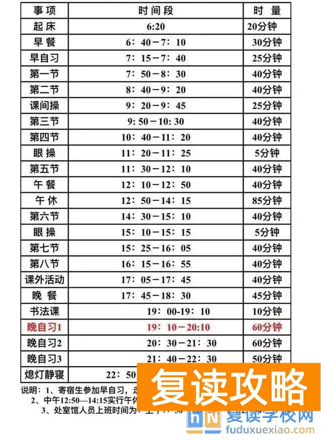 长沙33所高中宿舍与食堂条件大盘点，附各校作息时间表