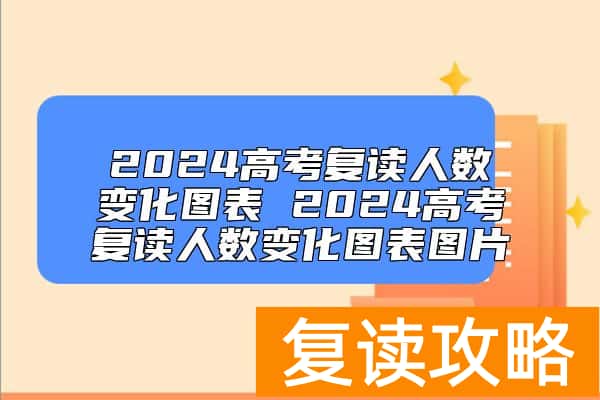 2024高考复读人数变化图表 2024高考复读人数变化图表图片
