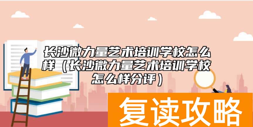 长沙微力量艺术培训学校怎么样（长沙微力量艺术培训学校怎么样分评）
