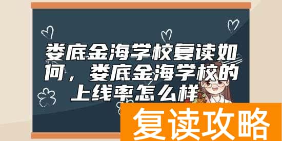 娄底金海学校复读如何，娄底金海学校的上线率怎么样