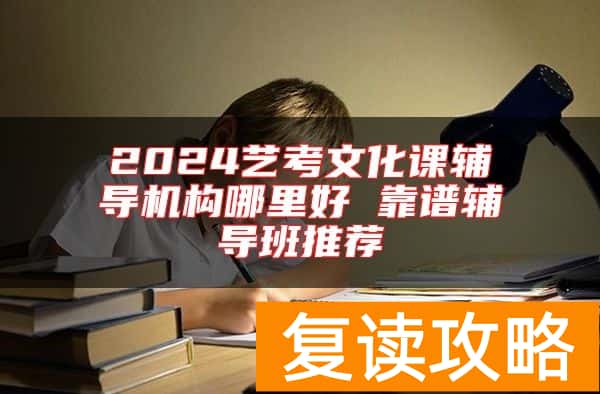 2024艺考文化课辅导机构哪里好 靠谱辅导班推荐
