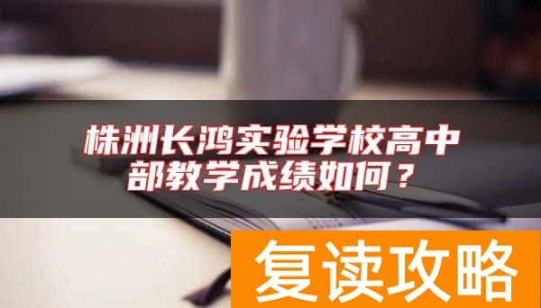 株洲长鸿实验学校高中部教学成绩如何？