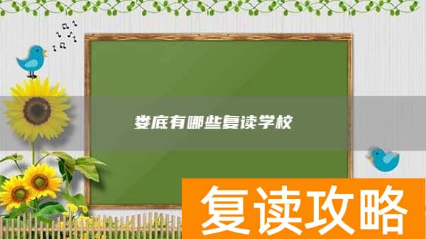 娄底有哪些复读学校