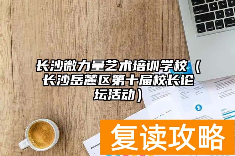 长沙微力量艺术培训学校（长沙岳麓区第十届校长论坛活动）