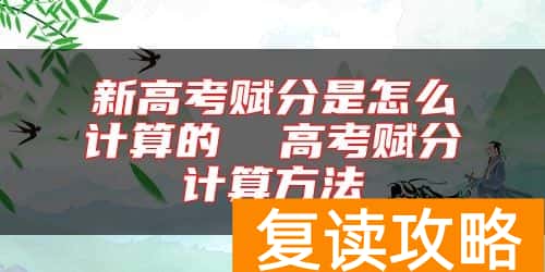 新高考赋分是怎么计算的  高考赋分计算方法