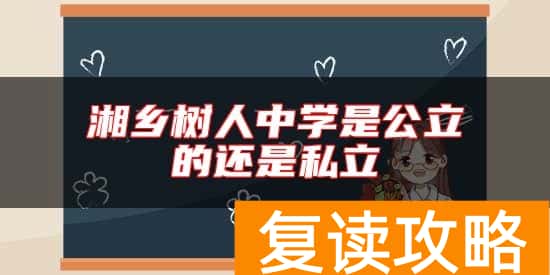 湘乡树人中学是公立的还是私立
