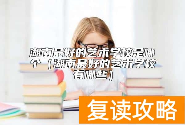 湖南最好的艺术学校是哪个（湖南最好的艺术学校有哪些）