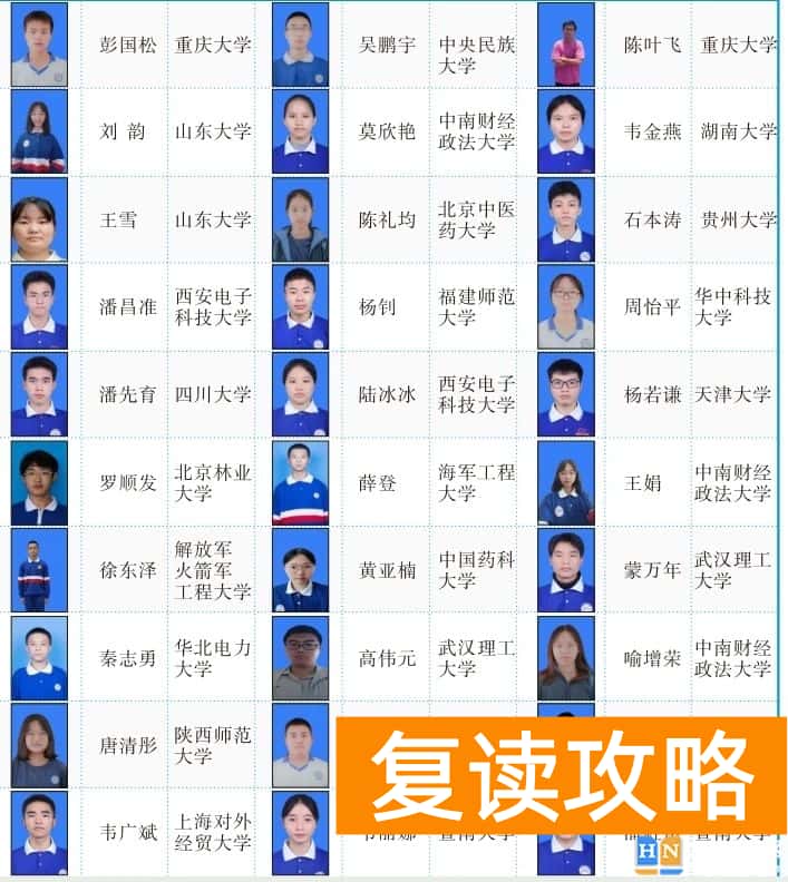 长沙市平高松雅湖高级中学复读部2024招生简章