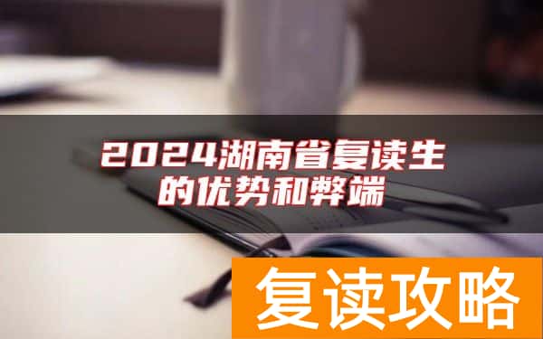 2024湖南省复读生的优势和弊端