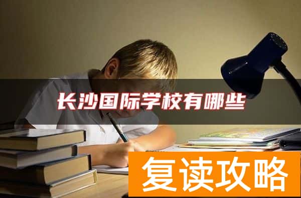 长沙国际学校有哪些