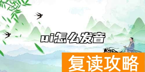 ui怎么发音