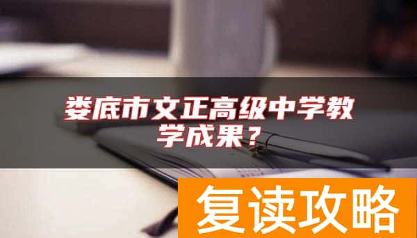 娄底市文正高级中学教学成果？