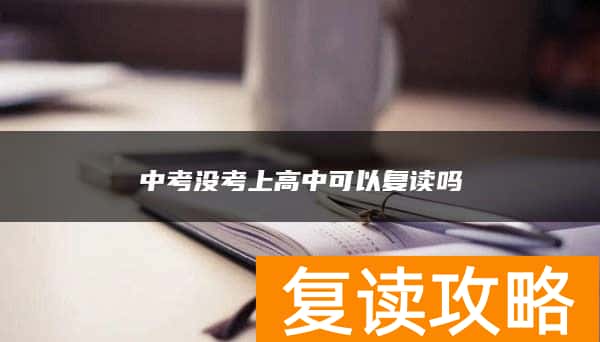 中考没考上高中可以复读吗