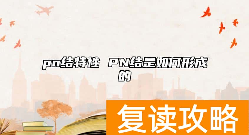 pn结特性 PN结是如何形成的