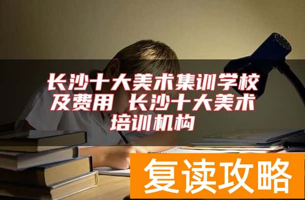 长沙十大美术集训学校及费用 长沙十大美术培训机构